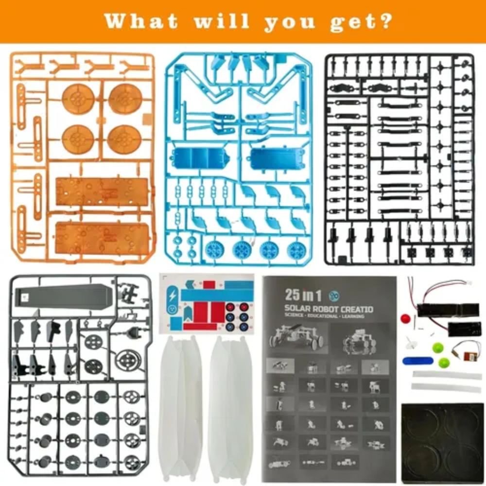 Robot Solar Mt 25 En 1 - Juguete Educativo Armar - Image 5
