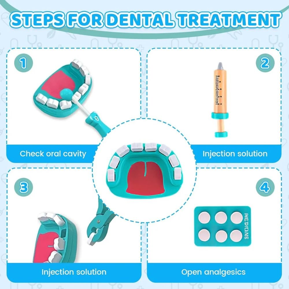 Kit Juguete Maletin Medico Niño Y Niña Accesorios Regalo Navidad - Image 6