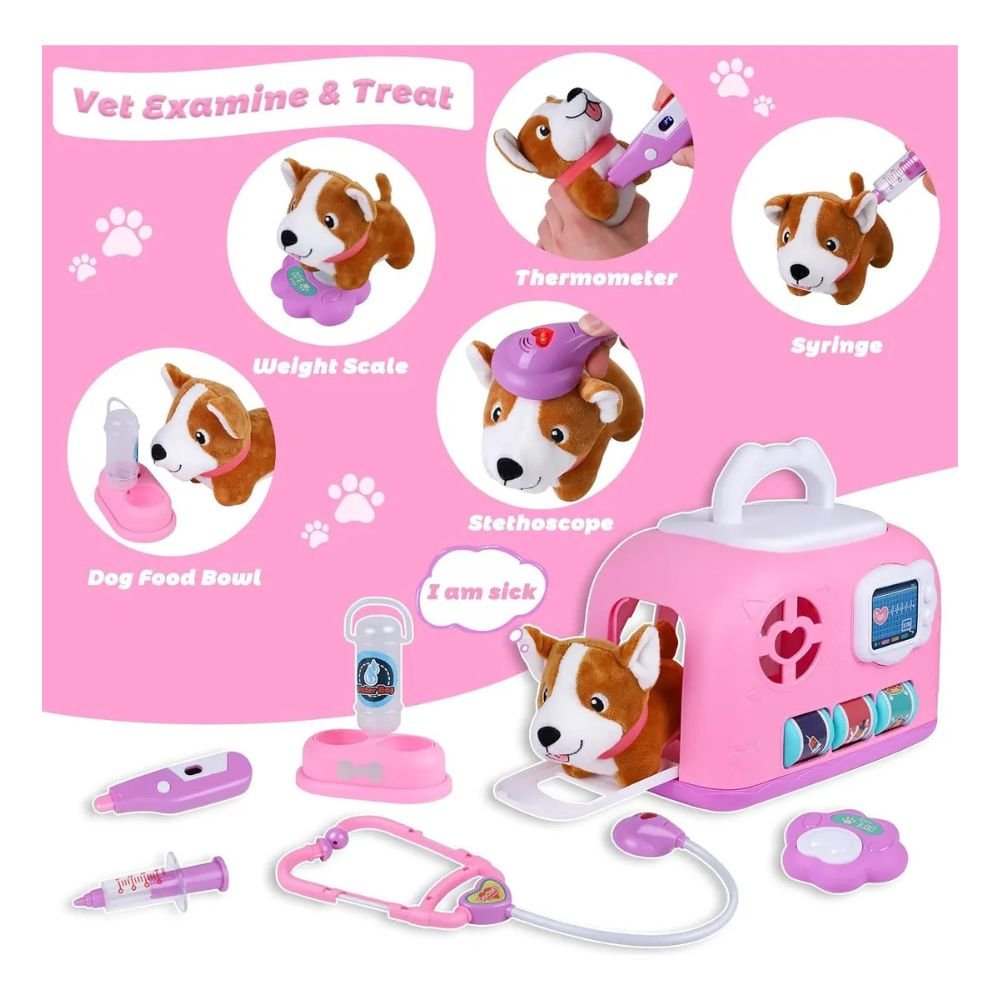 Kit Juguete Veterinaria Gifts2u Con 20 Piezas Y Estuche - Image 3