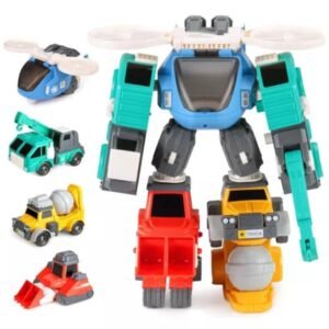 Robot De Juguete Transformable Para Niños Navidad Cumpleaños