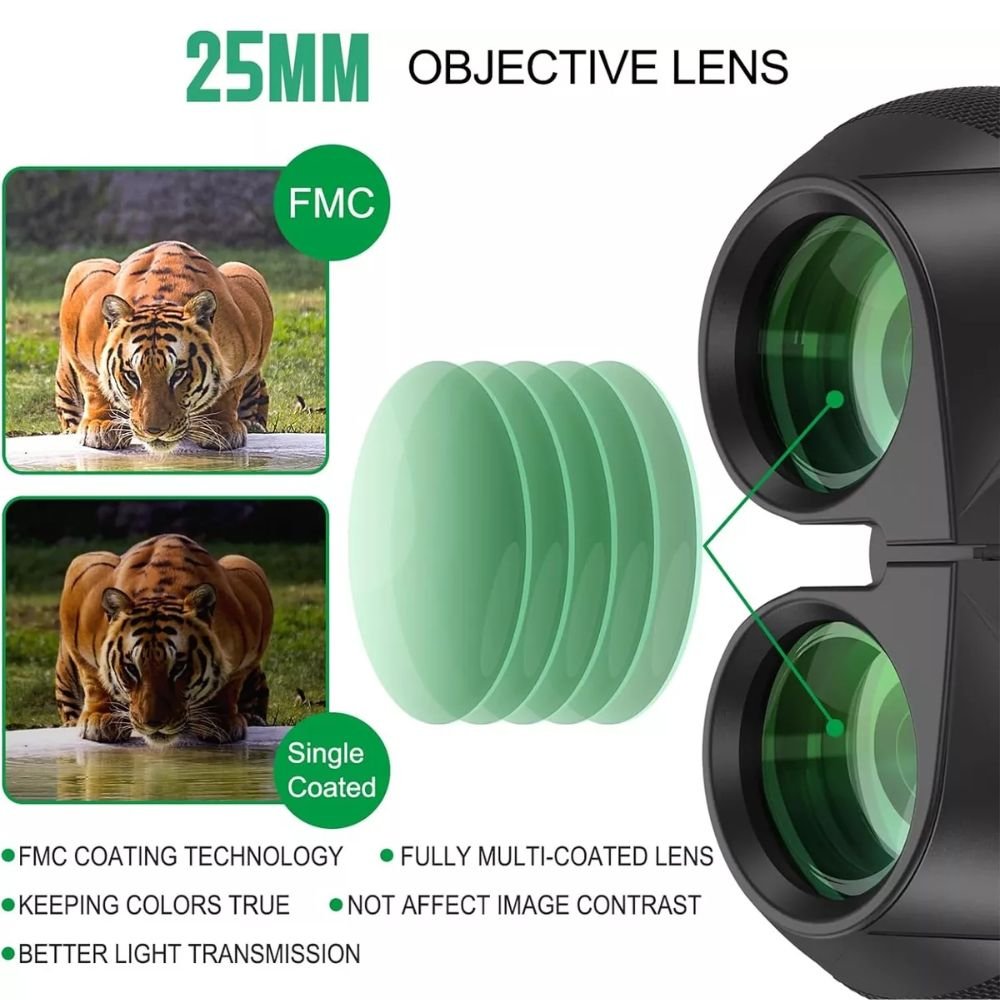 Binoculares Compactos Para Adultos Y Niños De Alta Potencia - Image 3