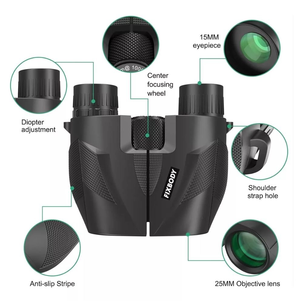 Binoculares Compactos Para Adultos Y Niños De Alta Potencia - Image 5