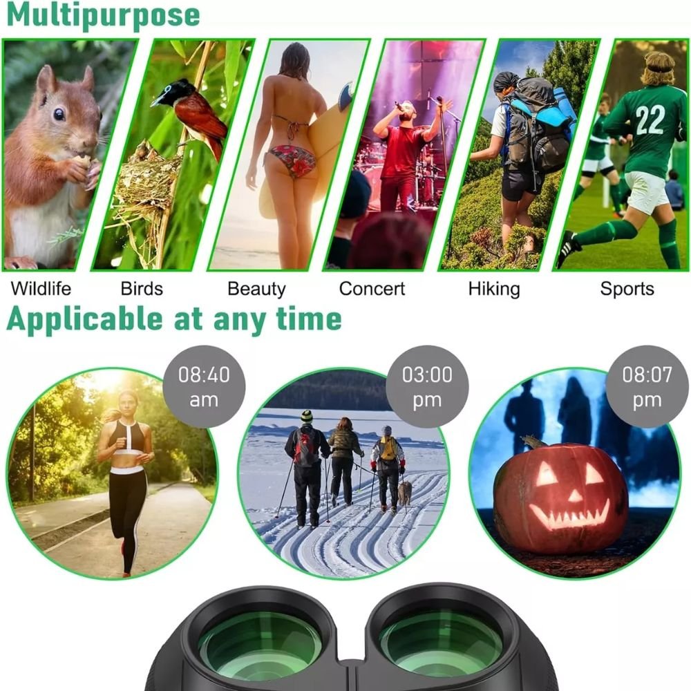 Binoculares Compactos Para Adultos Y Niños De Alta Potencia - Image 7