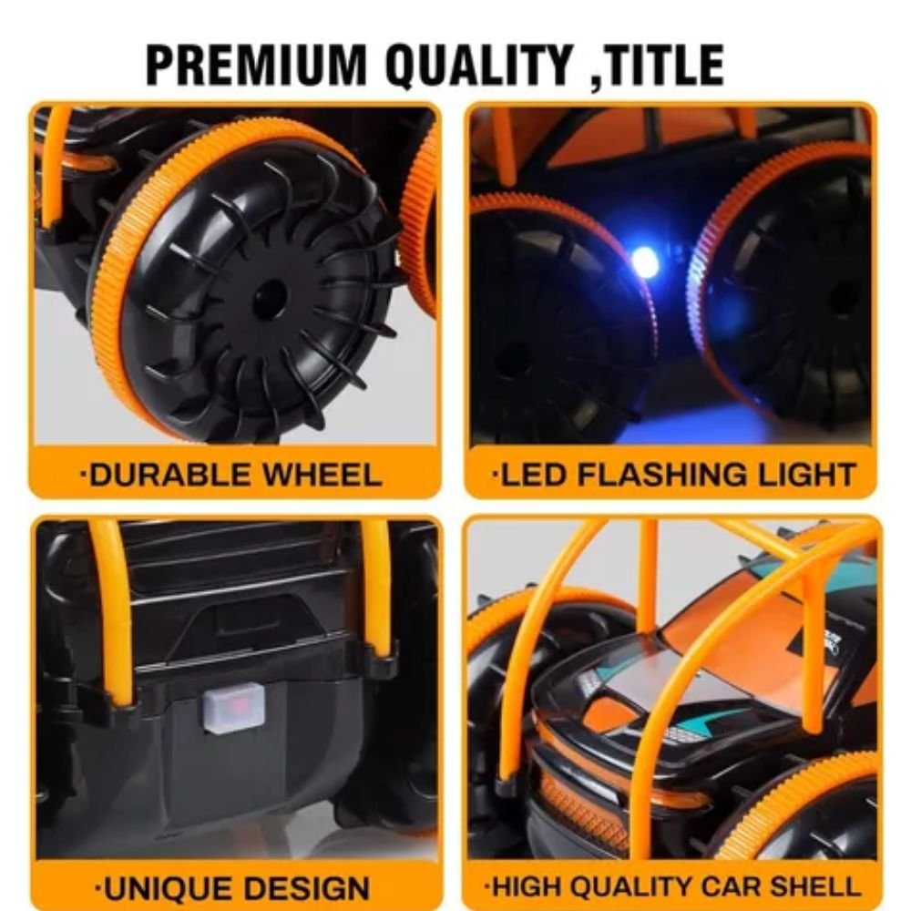 Carro De Control Remoto Anfibio, 360 Recargable Con Bateria Juguete - Image 5