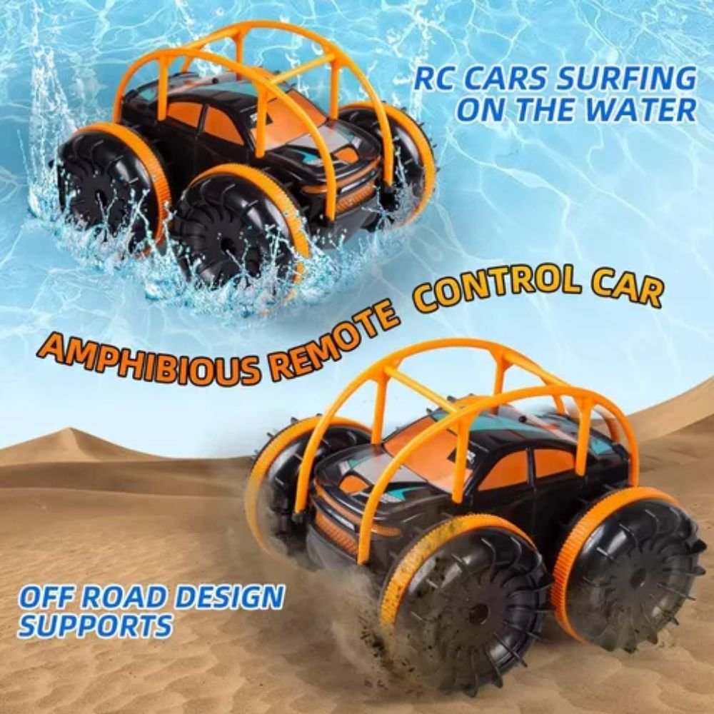 Carro De Control Remoto Anfibio, 360 Recargable Con Bateria Juguete - Image 6