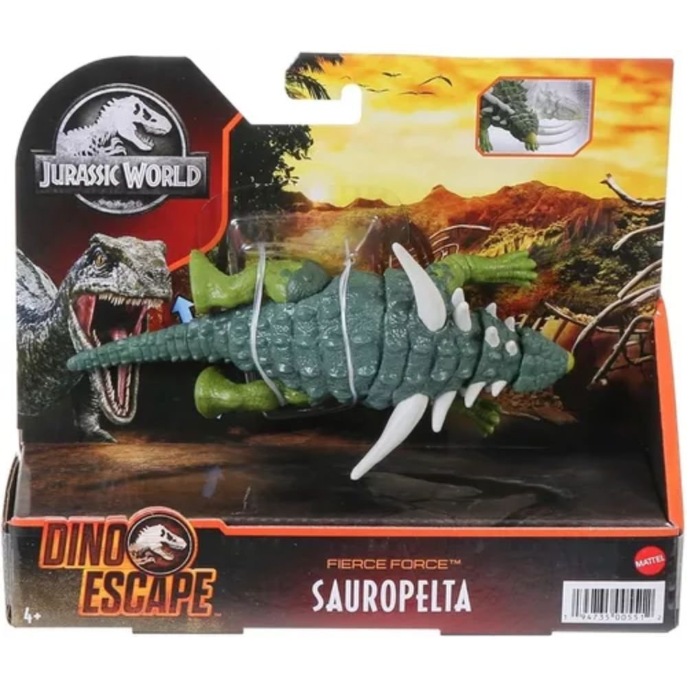 Jurassic World Figuras De Acci贸n, Sauropelta, Fuerza Salvaje - Image 4