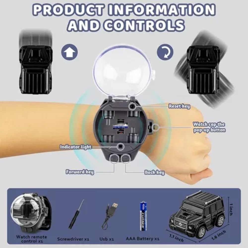 Reloj de juguete de coche a control remoto - Image 4