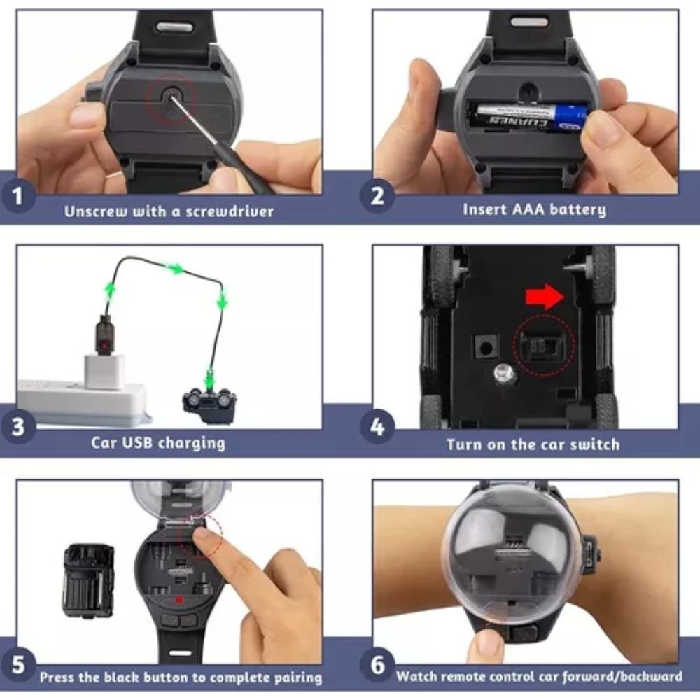Reloj de juguete de coche a control remoto - Image 7